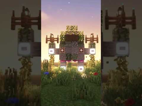 ساخت مجسمه زیبا در ماینکرافت! #shorts