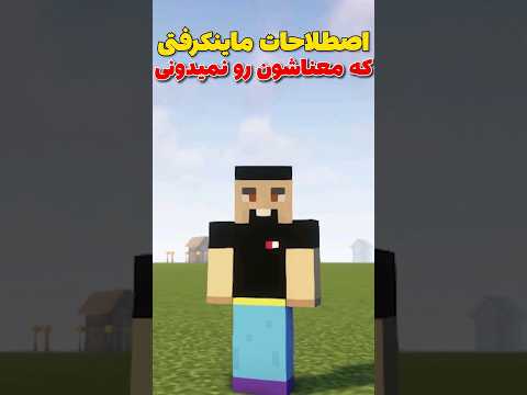 اصطلاحات ماینکرافتی که معناشون رو نمیدونی! #shorts