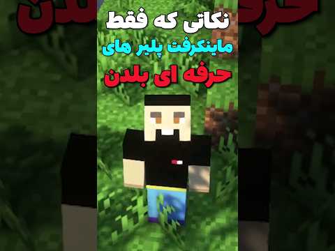 نکاتی که فقط ماینکرافت پلیر های حرفه ای بلدن! #shorts