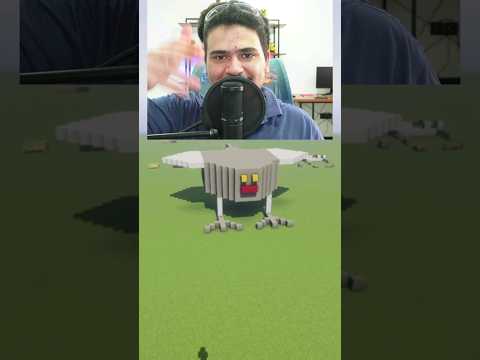 ساخت خانه شبیه کفتر در ماینکرافت! #shorts