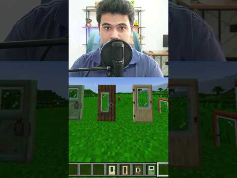 ساخت در زیبا در ماینکرافت! #shorts