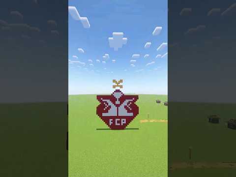 ساخت لوگوی پرسپولیس در ماینکرافت! #shorts