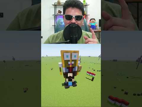 ساخت خانه باب اسفنجی در ماینکرافت! #shorts