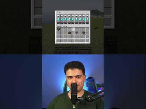 بهترین روش باز کردن جعبه تو ماینکرافت؟ #shorts