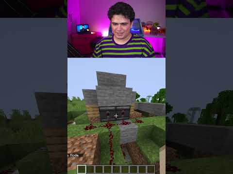 ساخت یک دستگاه رد استونی حرفه‌ای برای جردادن دوست‌ها در ماینکرفت! 🎮🛠️ #shorts