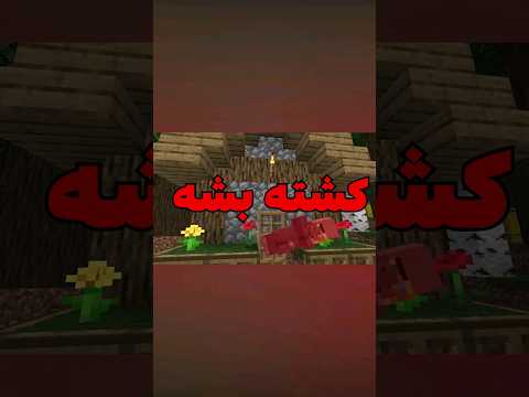 ماینکرافت ولی به هر مابی نگاه کنم کشته میشه! #shorts