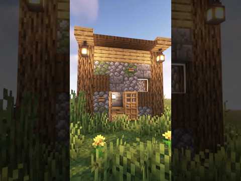 ساخت خانه زیبا در ماینکرافت! #shorts