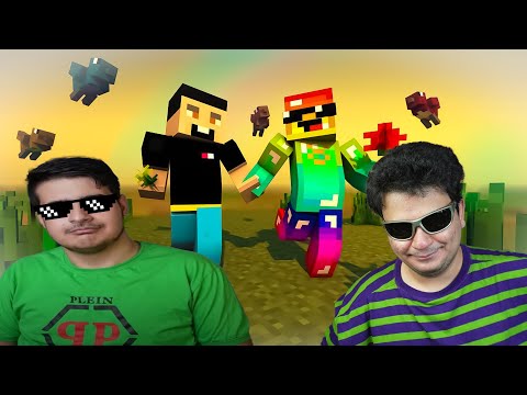 با مدن رفتیم ماینکرفت در شیشه😂(قسمت پانزدهم)@MaddenTo